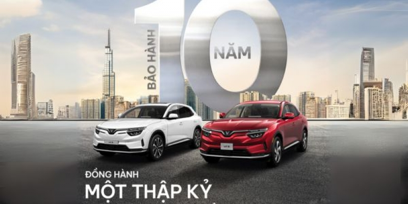 SỞ HỮU NGAY VF 8, BẢO HÀNH VƯỢT TRỘI LÊN ĐẾN 1 THẬP KỶ!