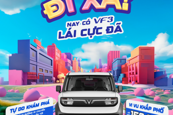 AI BẢO XẾ NHỎ KHÔNG THỂ ĐI XA? NAY CÓ VF 3 LÁI CỰC ĐÃ